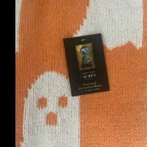 Cynthia Rowley | Orange Ghost Blanket | Overisde